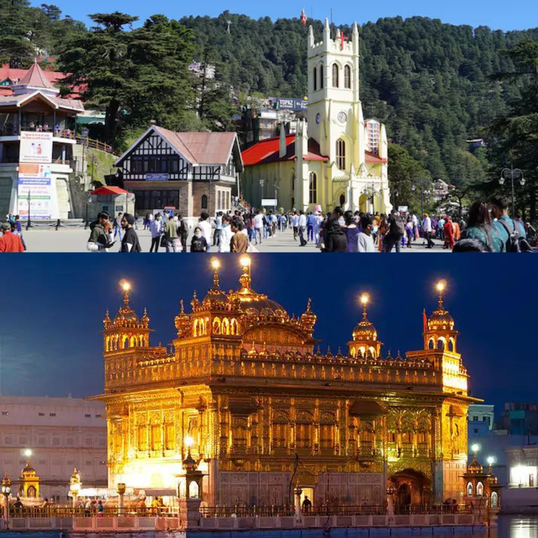 Heavenly Himachal Via Amritsar Package 9 Night 10 Days